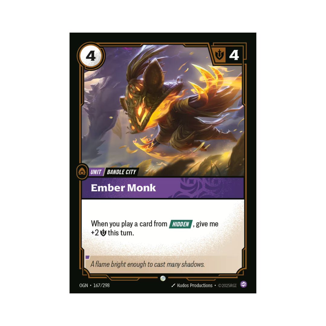 Riftbound | Ember Monk (OGN-167) – Cards Beyond