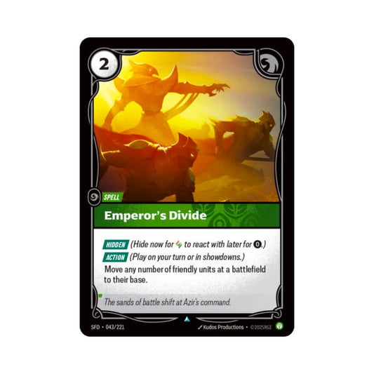 Emperor's Divide (SFD - 043) - Cards Beyond