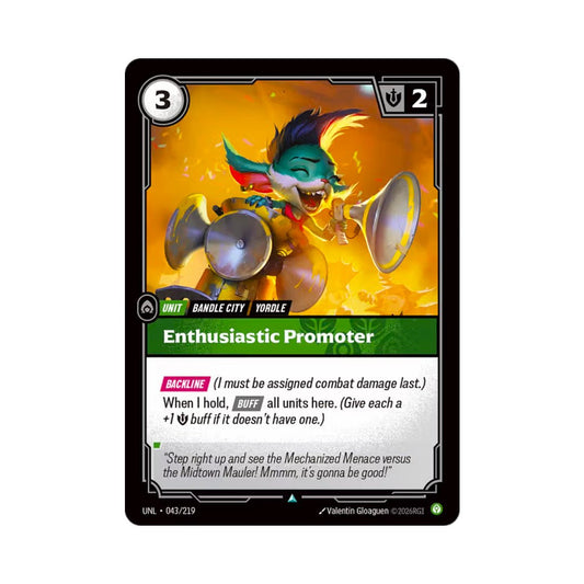 Enthusiastic Promoter (UNL - 043) - Cards Beyond