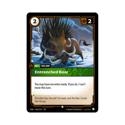 Entrenched Boar (RAD-026)