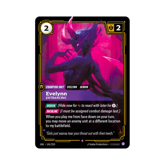 Evelynn - Entrancing (UNL - 141) - Cards Beyond