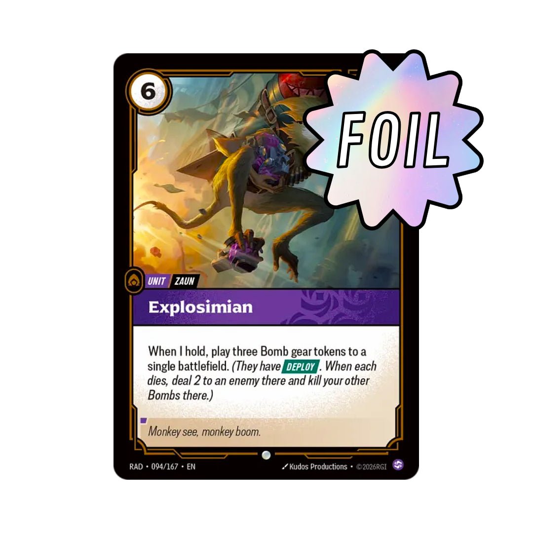 Explosimian (RAD-094) - Cards Beyond