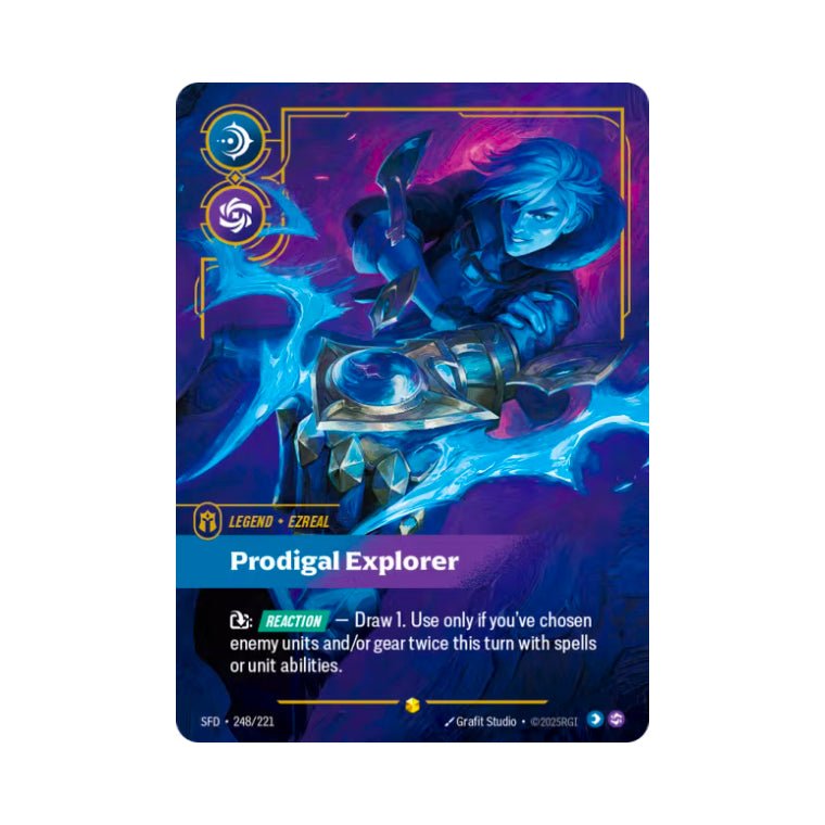 Ezreal - Prodigal Explorer (SFD - 248) - Cards Beyond