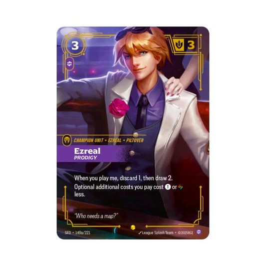 Ezreal - Prodigy (SFD - 149a) - Cards Beyond