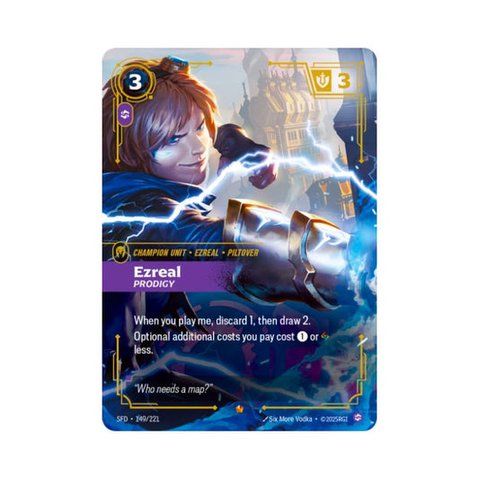Ezreal - Prodigy (SFD - 149) - Cards Beyond