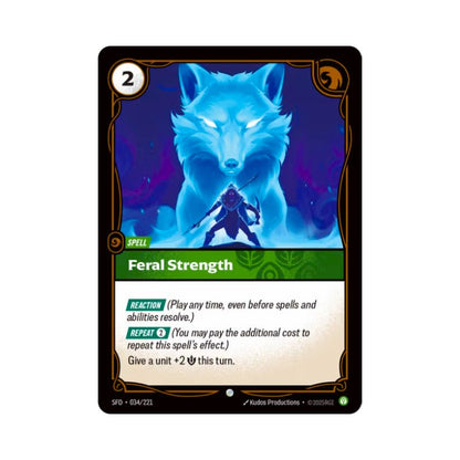Feral Strength (SFD - 034) - Cards Beyond