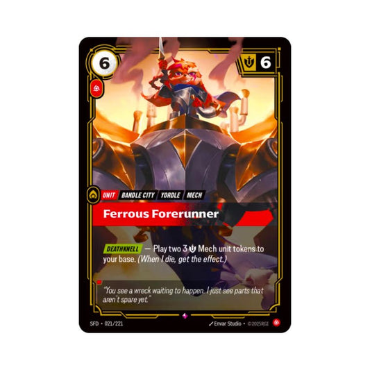 Ferrous Forerunner (SFD - 021) - Cards Beyond