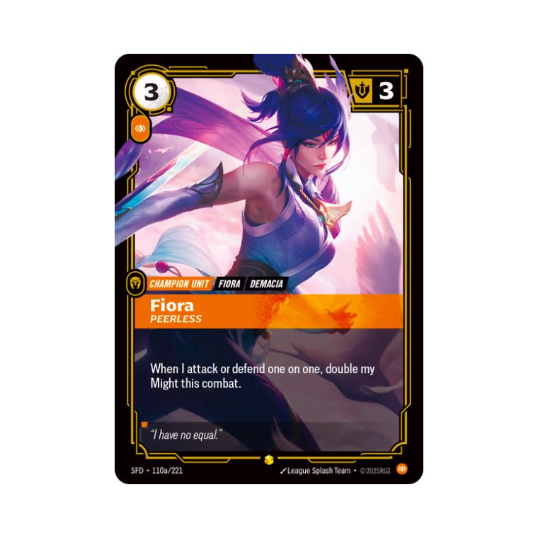 Fiora - Peerless (SFD - 110a) - Cards Beyond