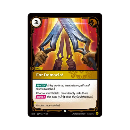 For Demacia! (RAD-117) - Cards Beyond
