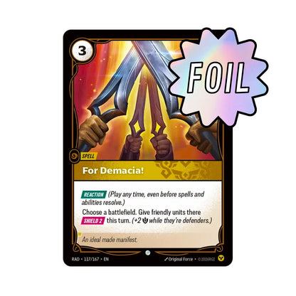 For Demacia! (RAD-117) - Cards Beyond