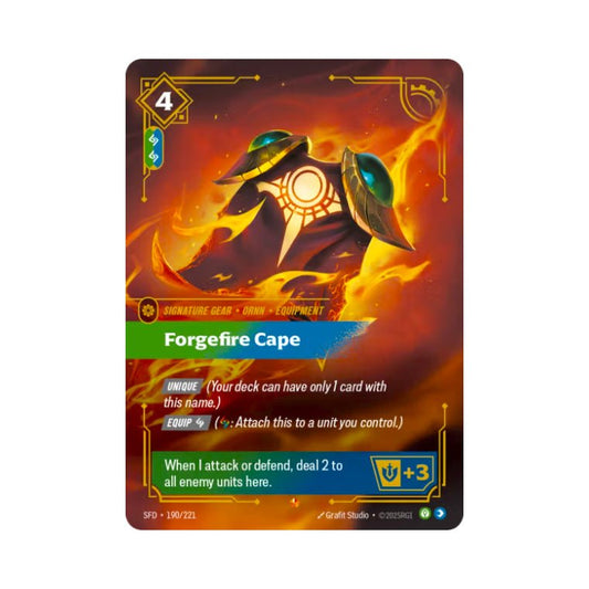 Forgefire Cape (SFD - 190) - Cards Beyond
