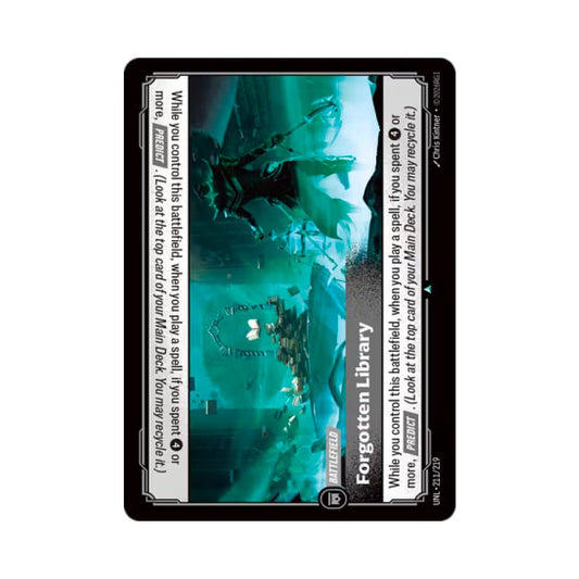 Forgotten Library (UNL - 211) - Cards Beyond