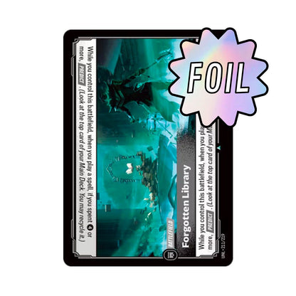 Forgotten Library (UNL - 211) - Cards Beyond