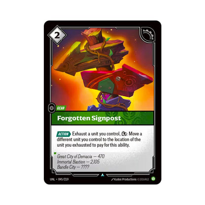 Forgotten Signpost (UNL - 045) - Cards Beyond