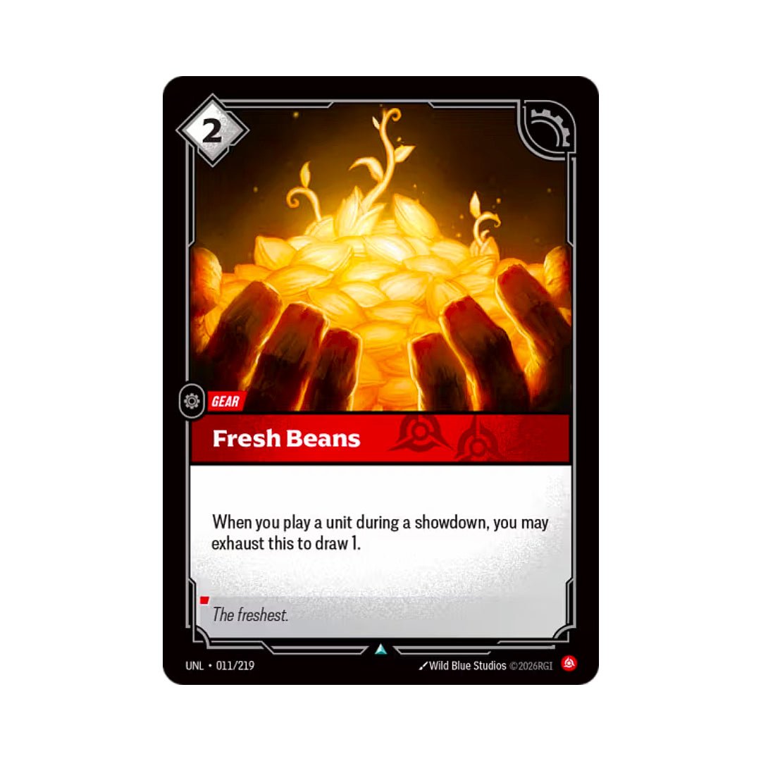 Fresh Beans (UNL - 011) - Cards Beyond