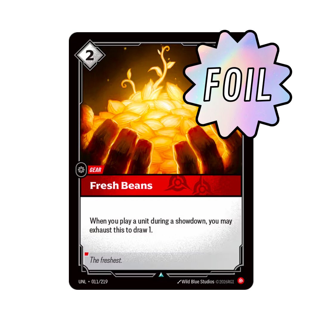 Fresh Beans (UNL - 011) - Cards Beyond