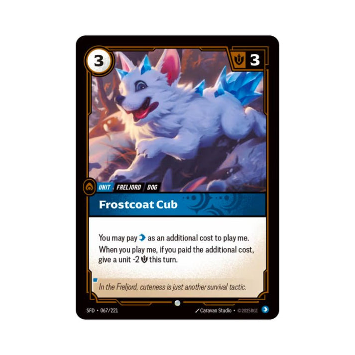 Riftbound | Frostcoat Cub (SFD-067) – Cards Beyond