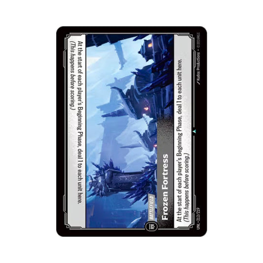 Frozen Fortress (UNL - 212) - Cards Beyond