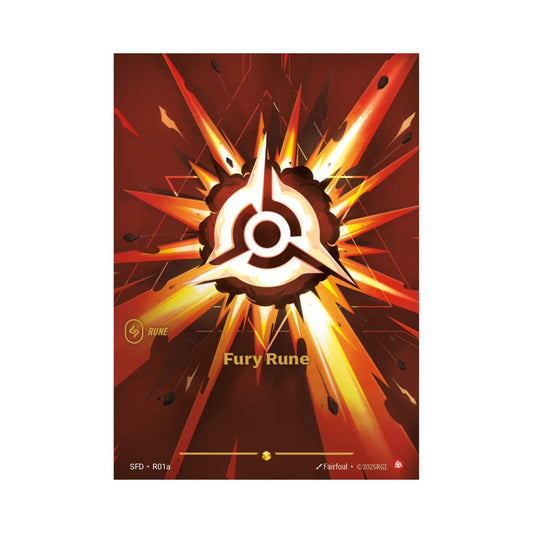 Fury Rune (SFD - R01a) - Cards Beyond