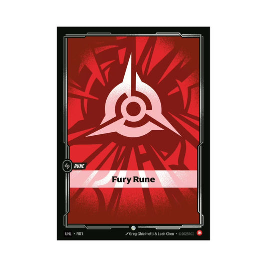 Fury Rune (UNL - R01) - Cards Beyond