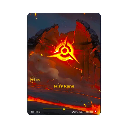Fury Rune (UNL - R01a) - Cards Beyond