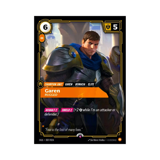 Garen - Rugged (OGS-007) - Promo - Cards Beyond