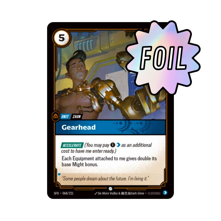 Gearhead (SFD - 068) - Cards Beyond
