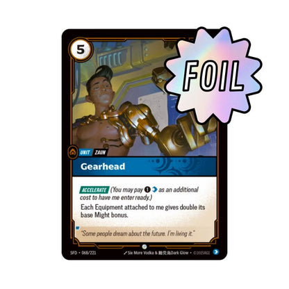 Gearhead (SFD - 068) - Cards Beyond
