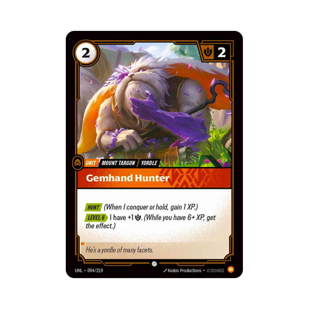 Gemhand Hunter (UNL - 094) - Cards Beyond