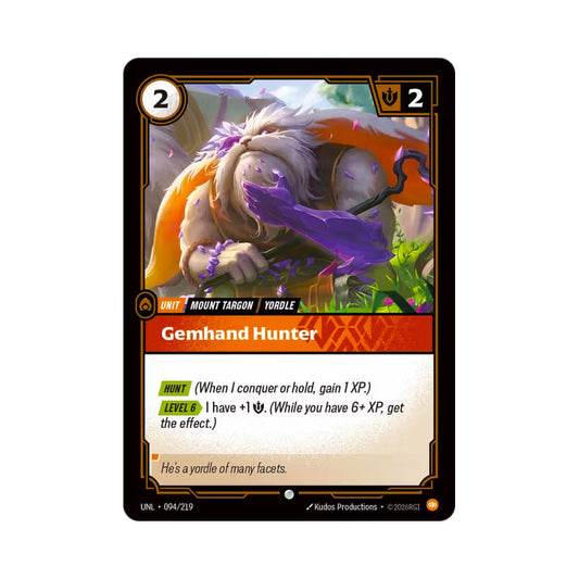 Gemhand Hunter (UNL - 094) - Cards Beyond