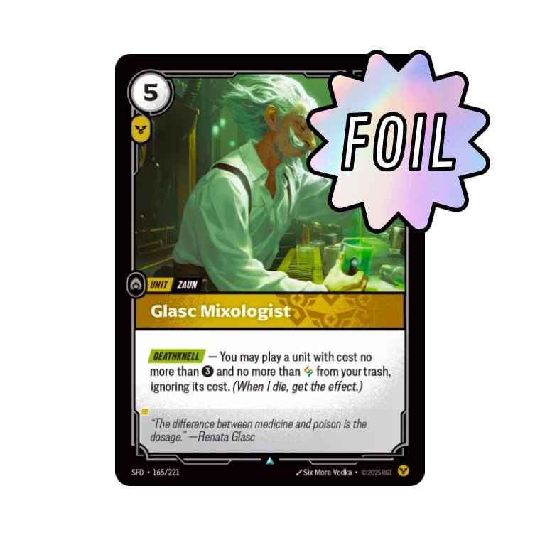 Glasc Mixologist (SFD - 165) - Cards Beyond