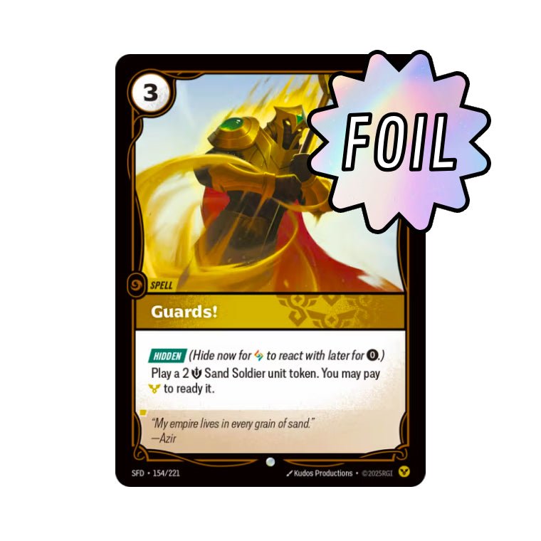 Guards! (SFD - 154) - Cards Beyond