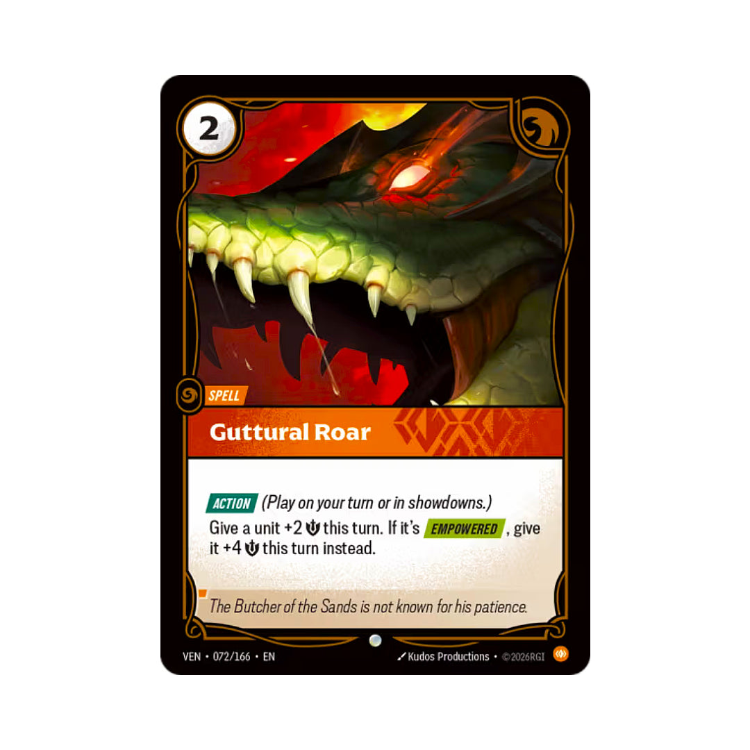 Guttural Roar (VEN-072)