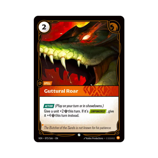 Guttural Roar (VEN-072) - Cards Beyond