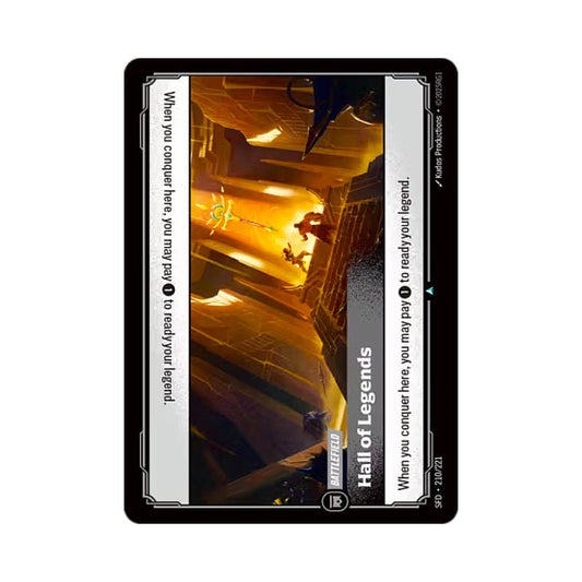 Hall of Legends (SFD - 210) - Cards Beyond