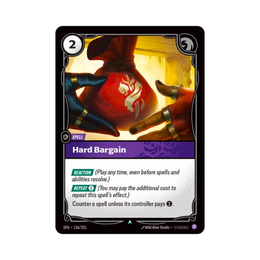 Hard Bargain (SFD - 136) - Cards Beyond