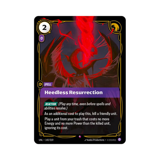 Heedless Resurrection (UNL - 142) - Cards Beyond