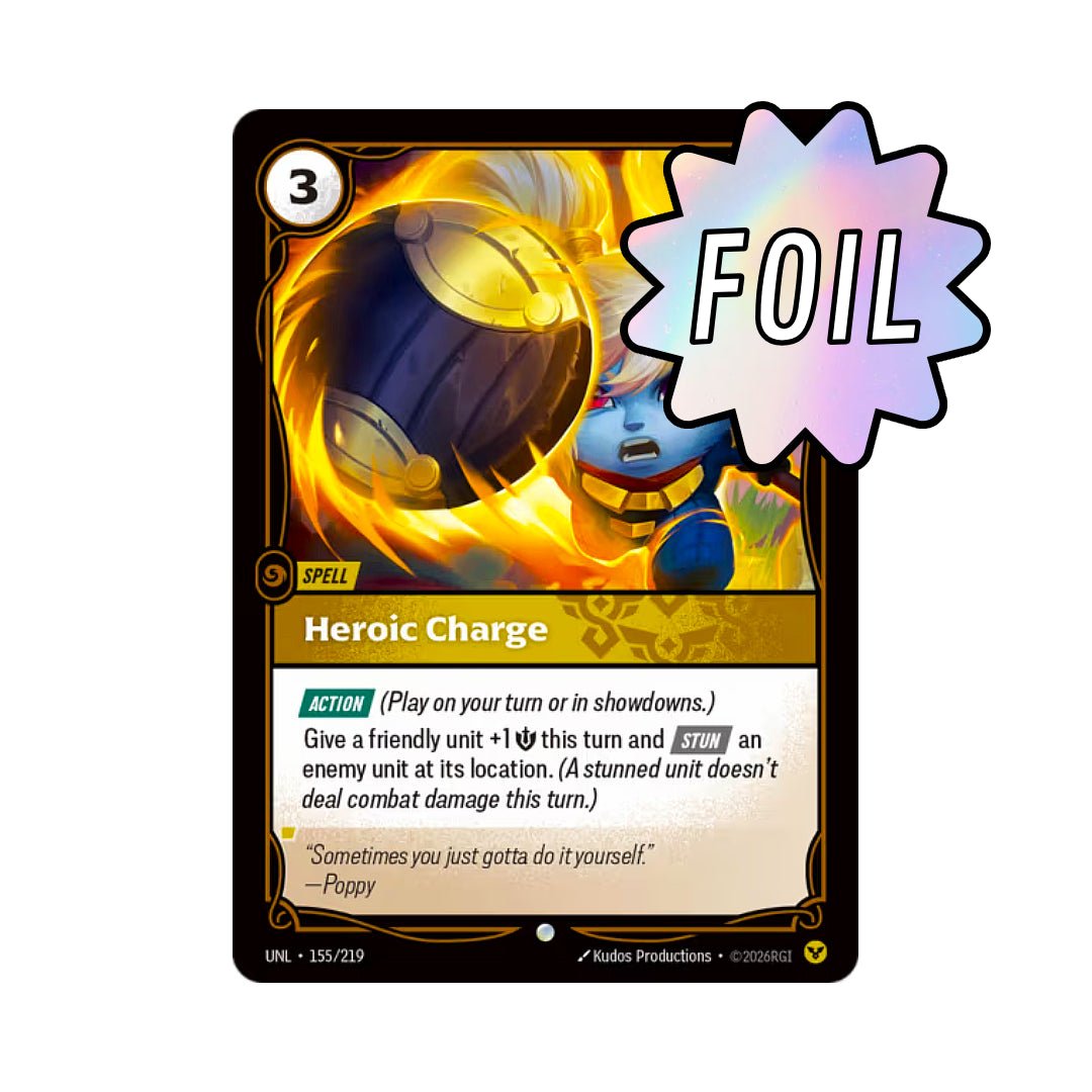 Heroic Charge (UNL - 155) - Cards Beyond