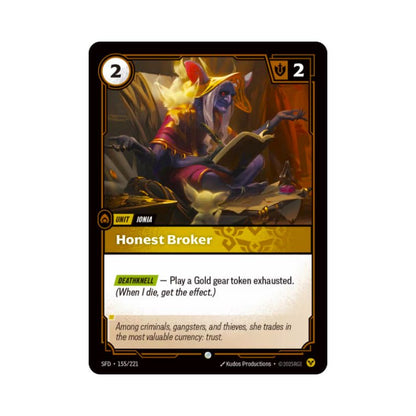 Honest Broker (SFD - 155) - Cards Beyond
