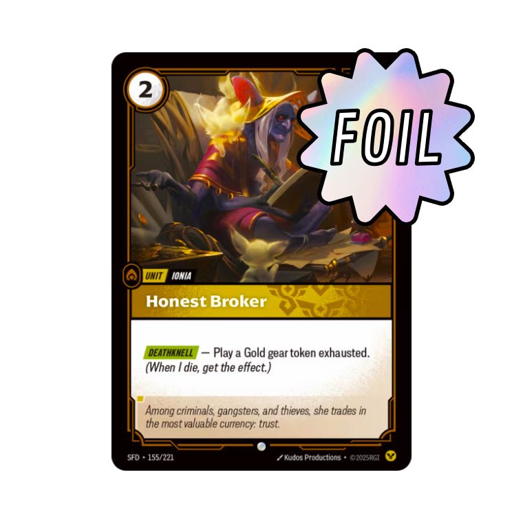 Honest Broker (SFD - 155) - Cards Beyond