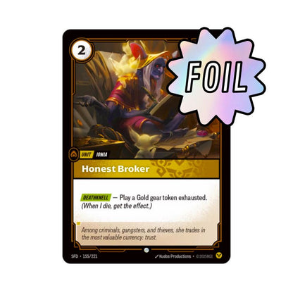 Honest Broker (SFD - 155) - Cards Beyond