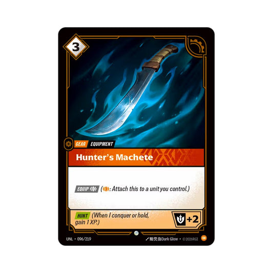 Hunter's Machete (UNL - 096) - Cards Beyond