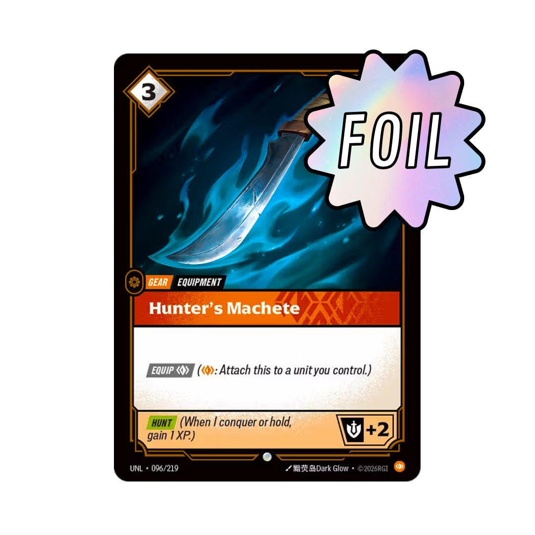 Hunter's Machete (UNL - 096) - Cards Beyond