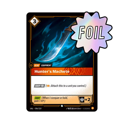 Hunter's Machete (UNL - 096) - Cards Beyond