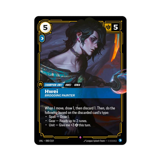 Hwei - Brooding Painter (UNL - 080) - Cards Beyond