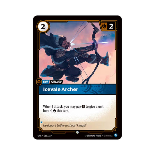 Icevale Archer (UNL - 065) - Cards Beyond