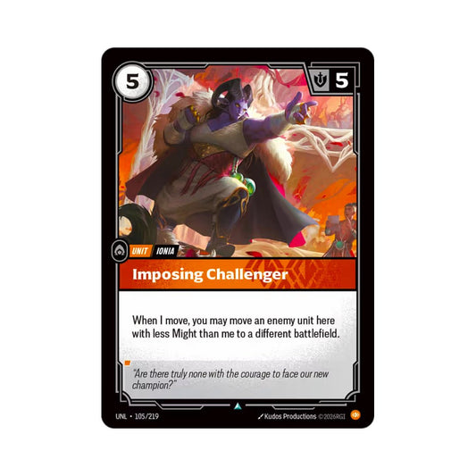 Imposing Challenger (UNL - 105) - Cards Beyond