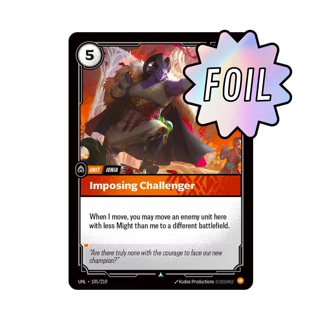 Imposing Challenger (UNL - 105) - Cards Beyond