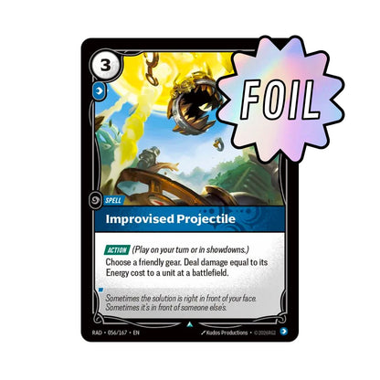 Improvised Projectile (RAD-056) - Cards Beyond