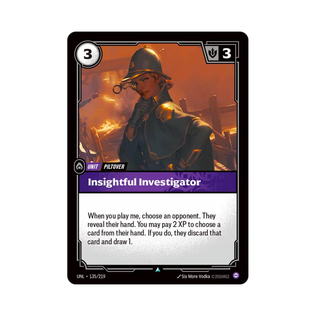 Insightful Investigator (UNL - 135) - Cards Beyond